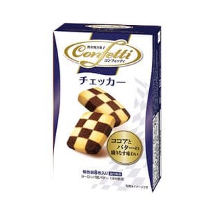 Confetti Checker Biscuit