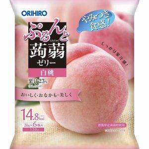 ORIHIRO Konjac Jelly Pouch Hakuto 20g x 6