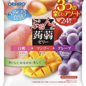 ORIHIRO Konjac Jelly Pouch Hakuto+ Mango + Grape 20g x 24