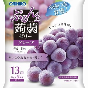 ORIHIRO Konjac Jelly Pouch Grape 20g x 6
